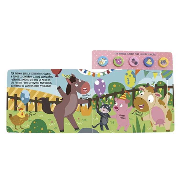 Libro El Cumpleaños de Eureka en la Granja Coleccion Animales Ruidosos Latinbooks Art.1972